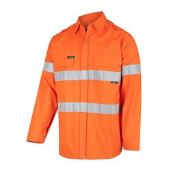 WORKIT FLAREX PPE1 FR Inherent 155gsm Lightweight Taped Shirt - SMCS SAFETY