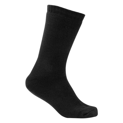 BISON Bamboo Socks Black - (Size - Mens 6-10, Womens 7-11) - SMCS SAFETY